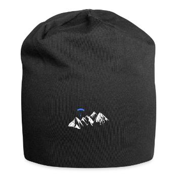 Paragleiten Gleitschirm - Jersey-Beanie - Schwarz - Vorne