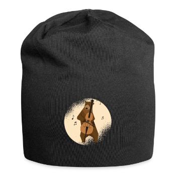 Cello Cellist Orchestra Musical Instrument - Jersey Beanie - black - Front