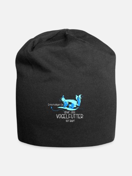 Eichhörnchen Eichhörnchen - Jersey-Beanie - Schwarz