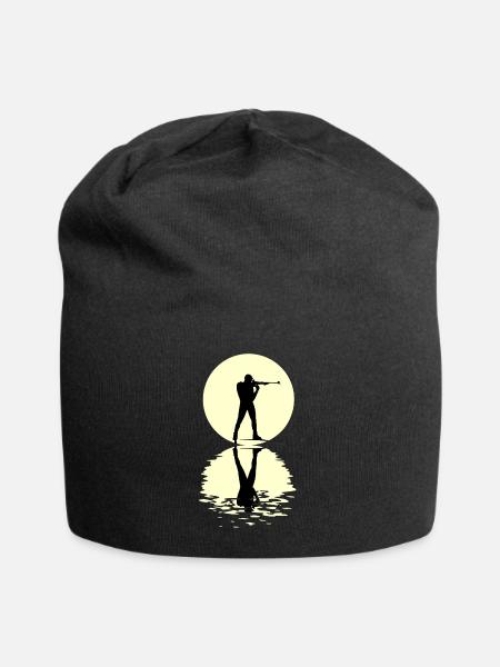 Moon Biathlon Tshirt - Jersey-Beanie - Schwarz