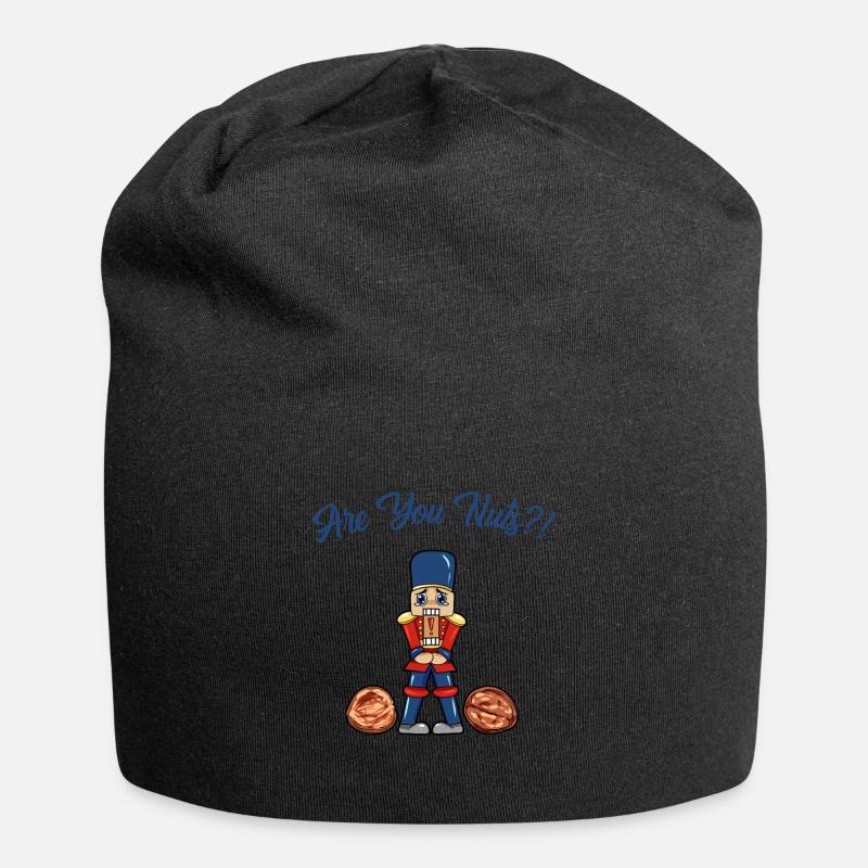 Are You Nuts Nussknacker Nutcraker Nutcraker - Jersey Beanie - black