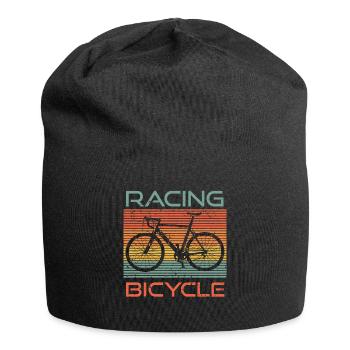 Racing Bicycle Road Bike Sport Vintage Retro - Jersey Beanie - black - Front
