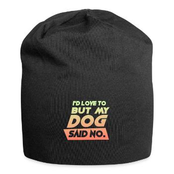Dog forbidden No dog owner - Jersey Beanie - black - Front