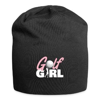 Golf Girl - Golf - Jersey Beanie - black - Front