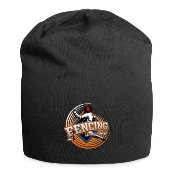 Escrime Escrime Swordplay Arts Martiaux Cadeau - Bonnet en jersey - noir - Devant