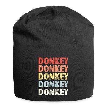 Âne - Bonnet en jersey - noir - Devant