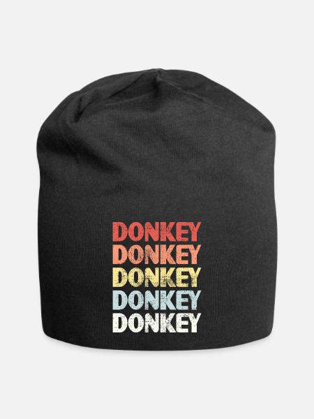 Âne - Bonnet en jersey - noir