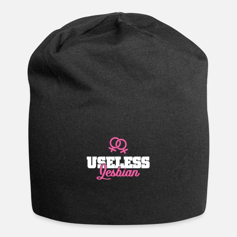 lesbian - Jersey Beanie - black