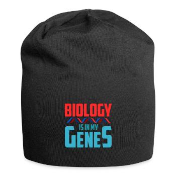 Biologie Forscher Doktor Geschenk Biologe - Jersey-Beanie - Schwarz - Vorne