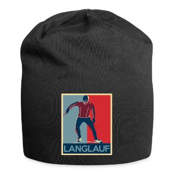 Langlauf - Jersey-Beanie - Schwarz - Vorne