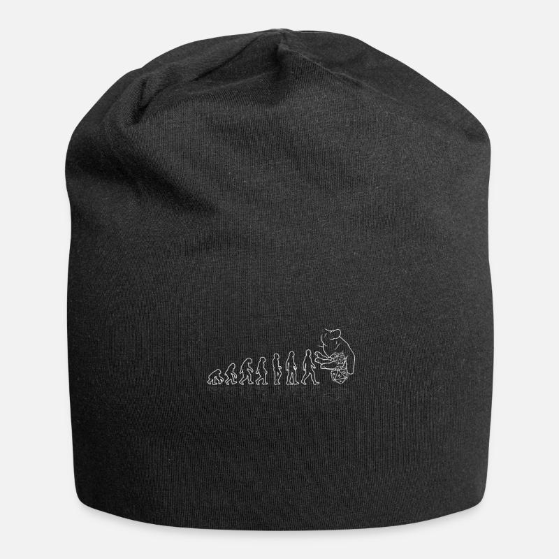 RPG Evolution Gaming Geschenkidee für Tabletop - Jersey-Beanie - Schwarz