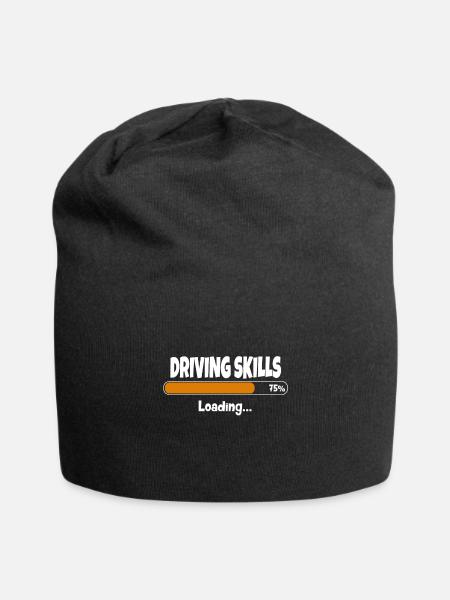 Autofahrer - Jersey-Beanie - Schwarz