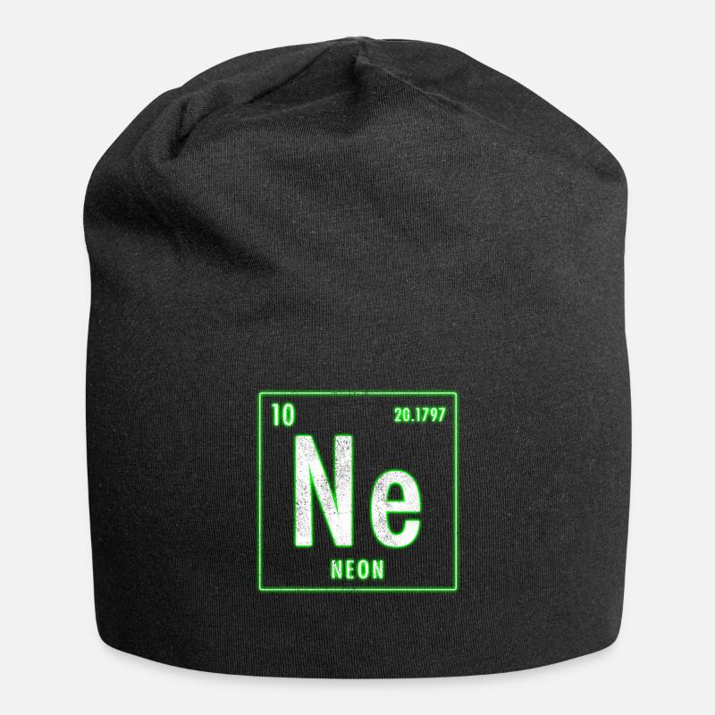 ELEMENT NEON LEUCHTEND - Jersey-Beanie - Schwarz