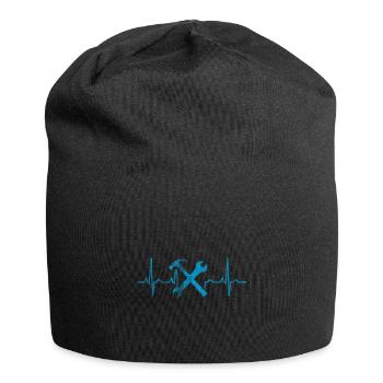 Craft heartbeat - Jersey Beanie - black - Front