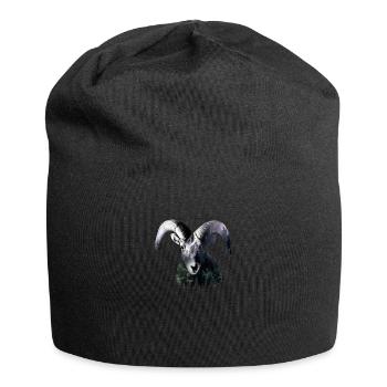 Mountains Berge Steinbock Kostüm T-Shirt Geschenk - Jersey-Beanie - Schwarz - Vorne
