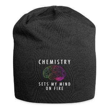Professeur de chimie Professeur Amour - Bonnet en jersey - noir - Devant