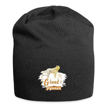 Great Pyrenees Pyrenees Dog Dog Dog - Jersey Beanie - black - Front