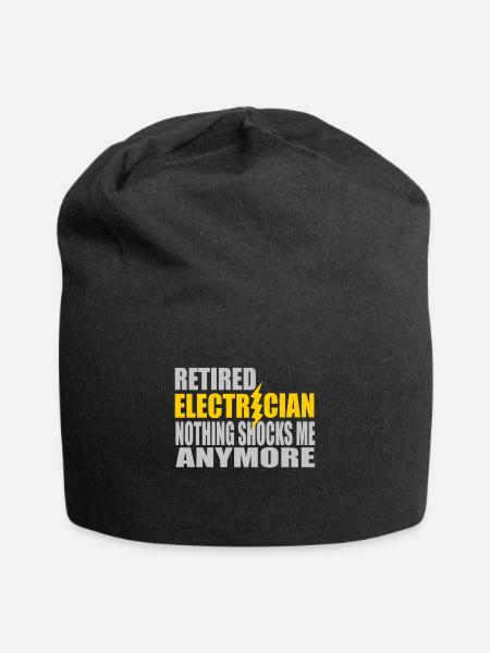 Electrician pension - Jersey Beanie - black