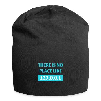 Programmierer - Jersey-Beanie - Schwarz - Vorne
