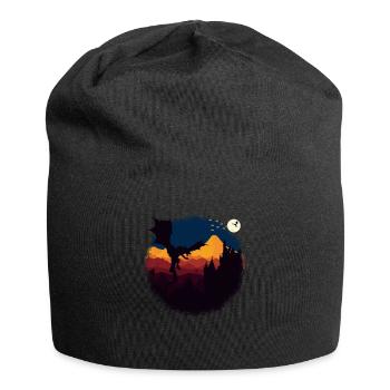 Drachenmond - Jersey-Beanie - Schwarz - Vorne