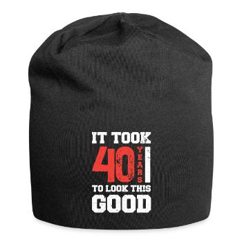 40 Years - Jersey-Beanie - Schwarz - Vorne