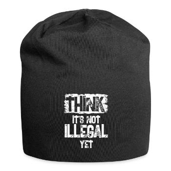 Think - Jersey-Beanie - Schwarz - Vorne