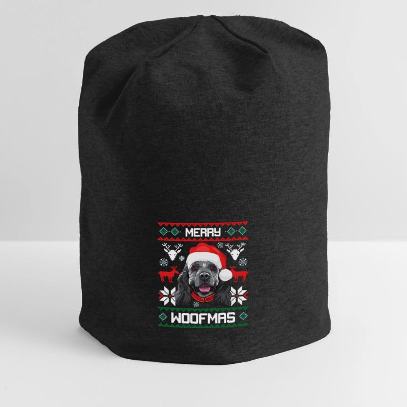 Pull moche de chien de cocker de chien de merde Woofma Bonnet en jersey