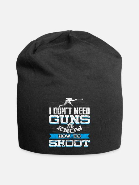 ice Hockey - Jersey Beanie - black
