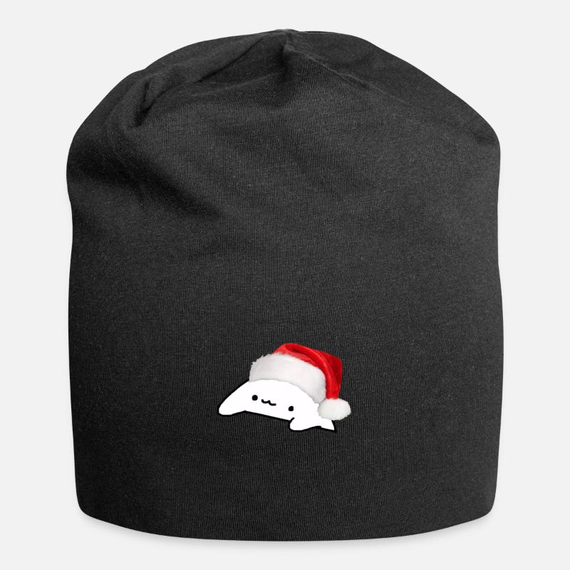 Bongo Cat Christmas Meme - Jersey-Beanie - Schwarz