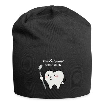 Zahnarzt - Zahnarzt T-Shirt - Dentist - Zahn - Jersey-Beanie - Schwarz - Vorne