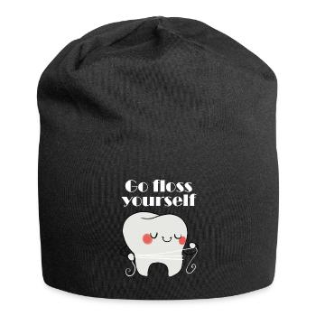 Zahnarzt - Zahnarzt T-Shirt - Zahnarzt - Jersey-Beanie - Schwarz - Vorne