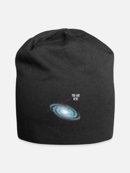 Système solaire astronomie - Bonnet en jersey - noir