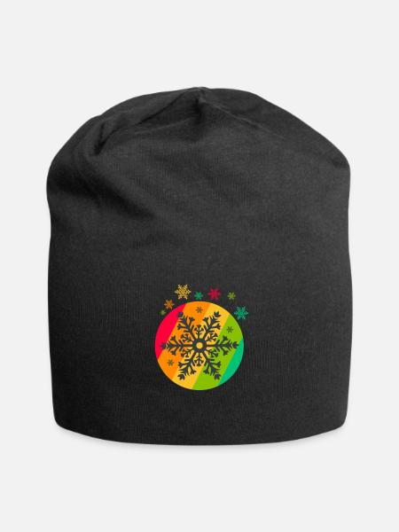 Winter - Jersey-Beanie - Schwarz