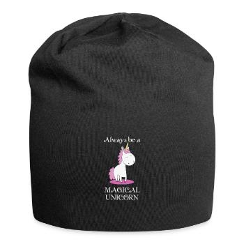 Unicorn Funny Unicorn Unicorn Gift - Jersey Beanie - black - Front