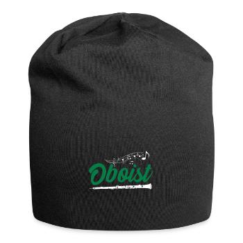 Oboist Oboe Gift Musician Orchestra - Jersey Beanie - black - Front