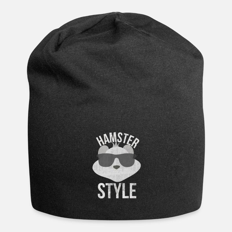 hamster - Bonnet en jersey - noir