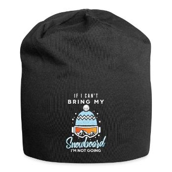 snowboarding - Jersey Beanie - black - Front