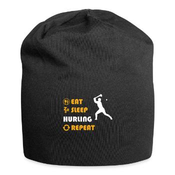 Hurling - gift for men and women - Jersey-Beanie - Schwarz - Vorne
