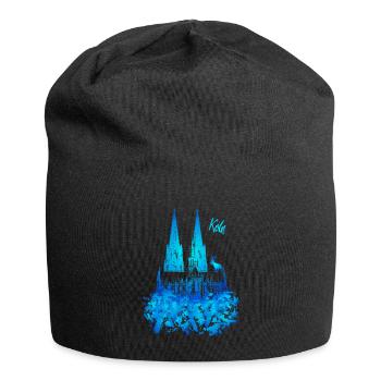 Cologne Cathedral - Jersey Beanie - black - Front