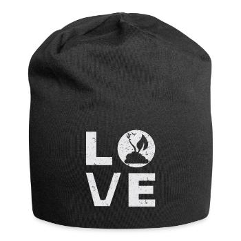 Vegan - Jersey Beanie - black - Front