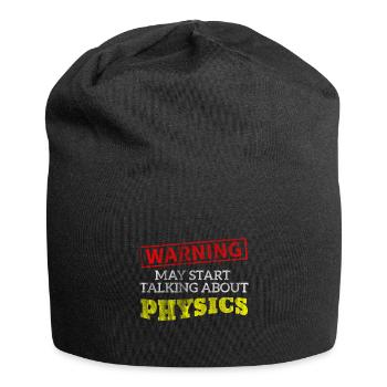 Physics gift - Jersey Beanie - black - Front