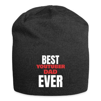 Youtube Youtuber Vlogging Vlog Far Gift - Jersey Beanie - charcoal grey - Front