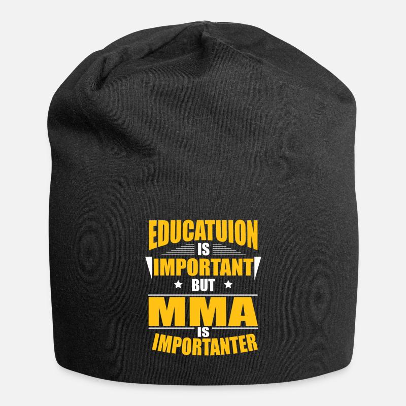 MMA IS IMPORTANTER - Jersey Beanie - black