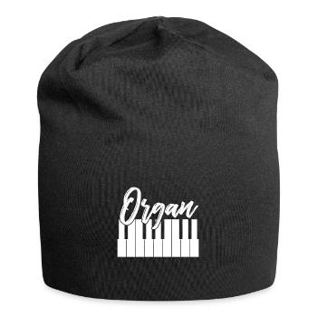 Organ gift instrument fair church - Jersey Beanie - black - Front