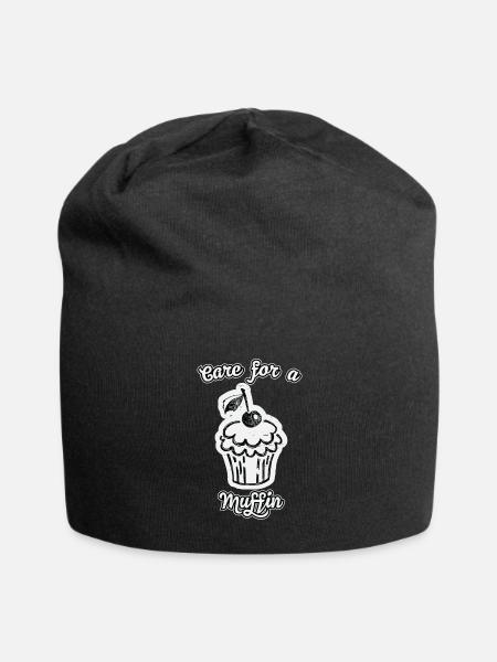 Muffin - Bonnet en jersey - noir