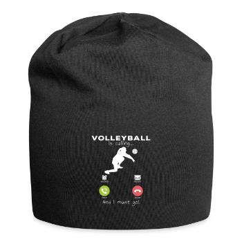 volley-ball - Bonnet en jersey - noir - Devant