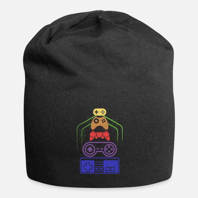 Controller - Jersey-Beanie - Schwarz