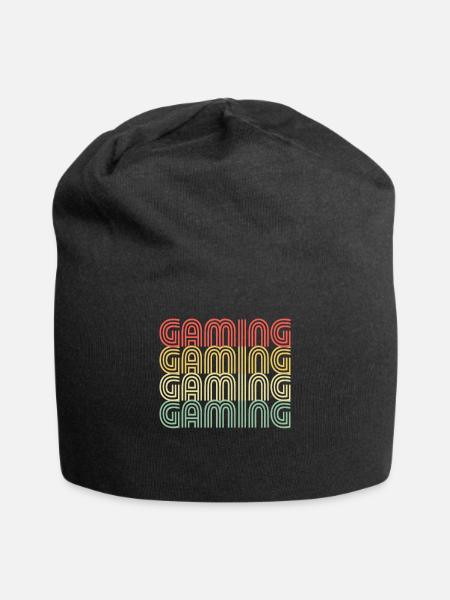 Gaming retro design - Jersey Beanie - black