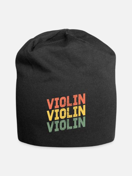 Violon violon violon - Bonnet en jersey - noir