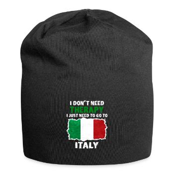 Italy Italy Italia Gift idea - Jersey Beanie - black - Front